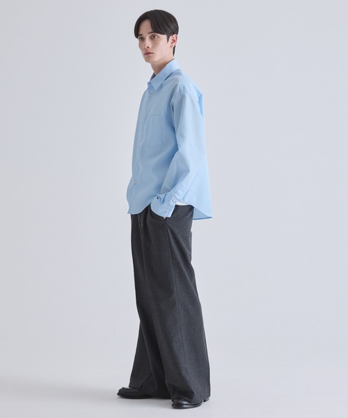 LUENNA（ルエナ）の「【LUENNA】Compact Regular Collar Long Sleeve Shirt / コンパクトレギュラーカラー長袖シャツ（シャツ/ブラウス・メンズ・ブラック系1/ブルー/ホワイト・L/M/S）」の21枚目の写真