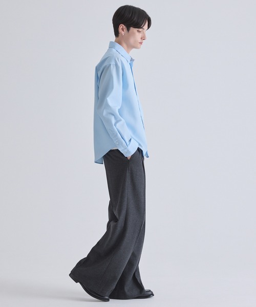 LUENNA（ルエナ）の「【LUENNA】Compact Regular Collar Long Sleeve Shirt / コンパクトレギュラーカラー長袖シャツ（シャツ/ブラウス・メンズ・ブラック系1/ブルー/ホワイト・L/M/S）」の22枚目の写真
