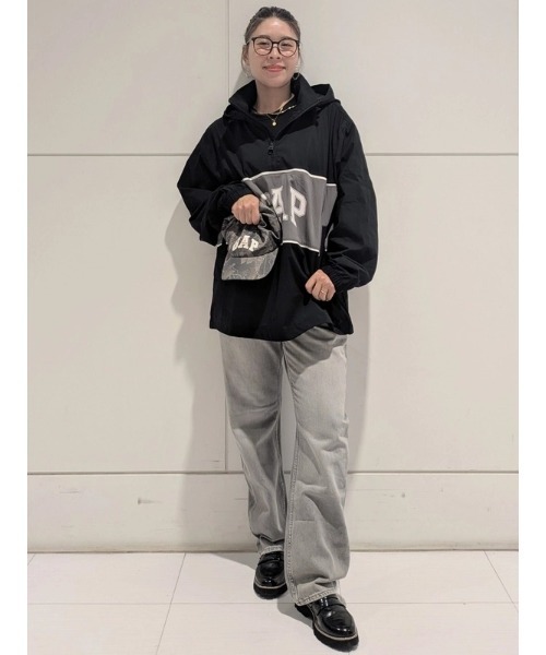 GAP(ギャップ)の「リラックスフィット GAPロゴ アノラックジャケット(その他アウター・メンズ・ネイビー/ブラック・XL/L/M/S/XS)」の11枚目の写真