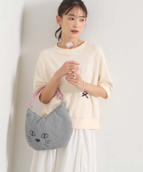 ITS'DEMO(イッツデモ)の「<Philly chocolateコラボ>ハーフムーンショルダー(ショルダーバッグ・レディース・ブラック/グレー/ピンク・00)」の6枚目の写真