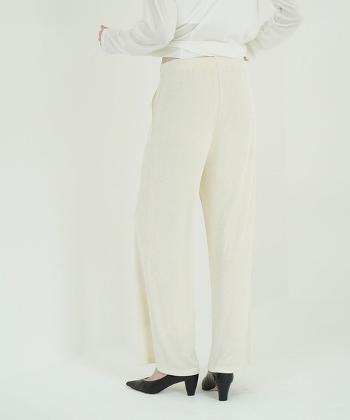 CLANE（クラネ）の「BRIGHT JERSEY PANTS（その他パンツ・レディース・ベージュ/ブラック/アイボリー・0/1/2）」の12枚目の写真