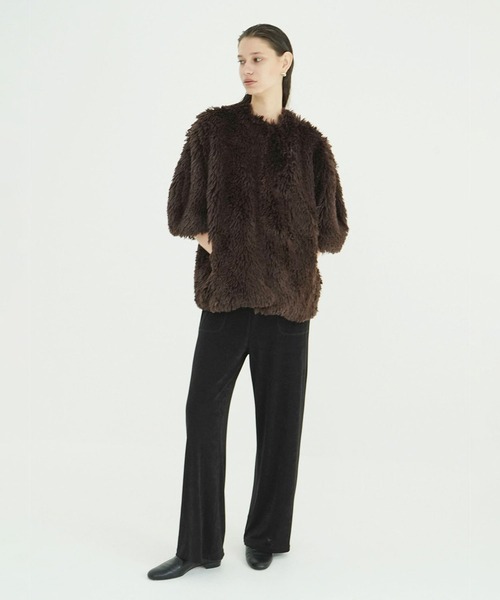 CLANE（クラネ）の「BRIGHT JERSEY PANTS（その他パンツ・レディース・ベージュ/ブラック/アイボリー・0/1/2）」の16枚目の写真