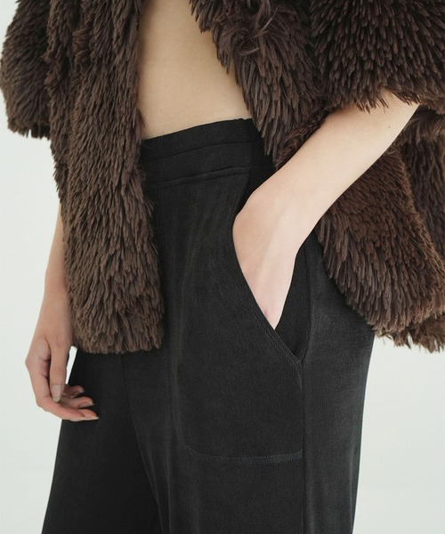 CLANE（クラネ）の「BRIGHT JERSEY PANTS（その他パンツ・レディース・ベージュ/ブラック/アイボリー・0/1/2）」の22枚目の写真
