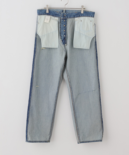 JOURNAL STANDARD LUXE(ジャーナルスタンダード ラックス)の「12OZ クラッシュダメージデニム(デニムパンツ・レディース・ブルー・SMALL/MEDIUM/LARGE)」の13枚目の写真