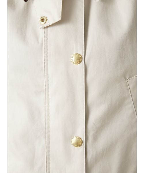 FRAY I.D(フレイアイディー)の「【撥水】【Barbour】ミドルレングスジャケット(その他アウター・レディース・グレー/アイボリー・36/38)」の15枚目の写真