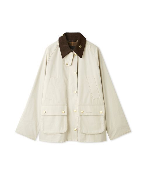 FRAY I.D(フレイアイディー)の「【撥水】【Barbour】ミドルレングスジャケット(その他アウター・レディース・グレー/アイボリー・36/38)」の21枚目の写真