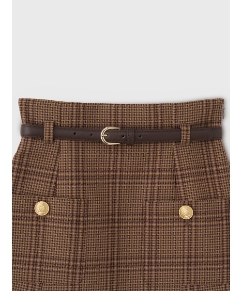 EIMY ISTOIRE(エイミーイストワール)の「CHELSEA MINI SKIRT(スカート・レディース・チェック/チャコールグレー・38/36/34)」の10枚目の写真