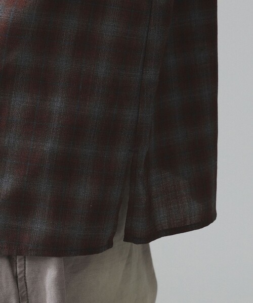 BEAMS BOY（ビームスボーイ）の「maturely / TW チェック ロングスリーブ シャツ（シャツ/ブラウス・レディース・ブラウン・0）」の15枚目の写真
