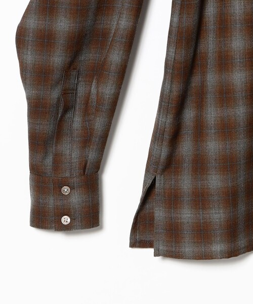 BEAMS BOY（ビームスボーイ）の「maturely / TW チェック ロングスリーブ シャツ（シャツ/ブラウス・レディース・ブラウン・0）」の18枚目の写真