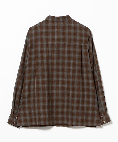 BEAMS BOY（ビームスボーイ）の「maturely / TW チェック ロングスリーブ シャツ（シャツ/ブラウス・レディース・ブラウン・0）」の19枚目の写真
