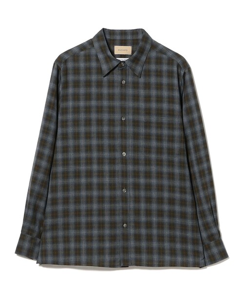 BEAMS BOY（ビームスボーイ）の「maturely / TW チェック ロングスリーブ シャツ（シャツ/ブラウス・レディース・ブラウン・0）」の22枚目の写真