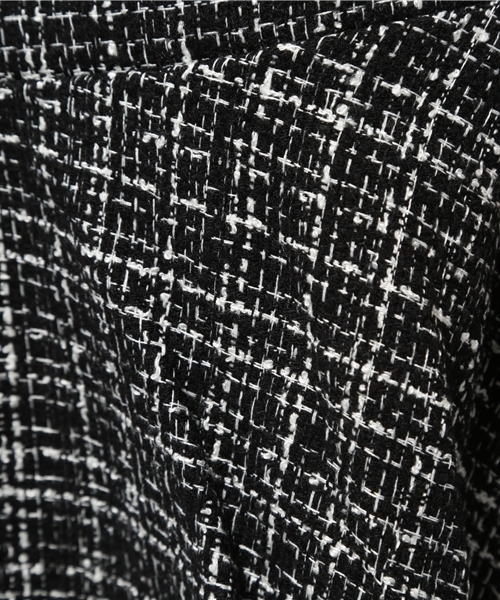 LIMITLESS LUXURY（リミットレスラグジュアリー）の「WALL W ワンピース◆（ワンピース・レディース・ブラック/ホワイト/グリーン・36/38）」の13枚目の写真