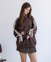 U.S. POLO ASSN. | 【U.S. POLO ASSN.】clear 別注 袖リボンライントラックジャケット(Tシャツ/カットソー)