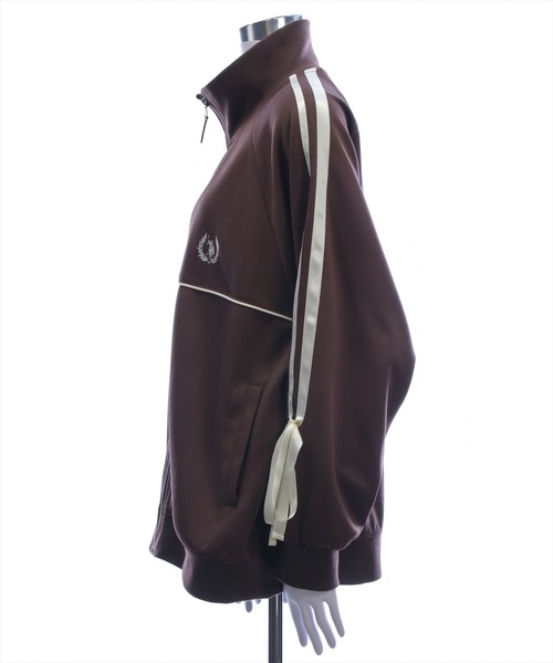 U.S. POLO ASSN.（ユーエスポロアッスン）の「【U.S. POLO ASSN.】clear 別注 袖リボンライントラックジャケット（Tシャツ/カットソー・レディース・ブラウン/アイボリー・F）」の21枚目の写真