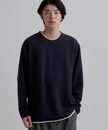 フクレジャカードフェイクレイヤードカットソー