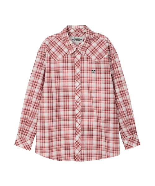 BOOVOOM（ブーブーム）の「ドライシアウエスタンチェックシャツ（シャツ/ブラウス・メンズ・ブルー/レッド・XL/XXXL）」の2枚目の写真