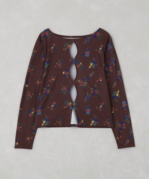 earth music&ecology(アースミュージックアンドエコロジー)の「ホールデザインプルオーバー(Tシャツ/カットソー・レディース・その他14/マスタード/オフホワイト/ブラック・FREE)」の4枚目の写真