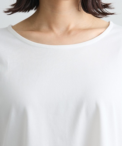 Green Parks(グリーンパークス)の「【WEB限定】裾フレアホワイトインナーⅡ(Tシャツ/カットソー・レディース・オフホワイト・FREE)」の7枚目の写真