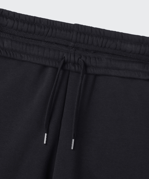 MUSINSA STANDARD（ムシンサスタンダード）の「起毛カーブドスウェットパンツ[ブラック]（スウェットパンツ・メンズ・その他・SMALL/X-LARGE/2XL/MEDIUM/LARGE）」の4枚目の写真
