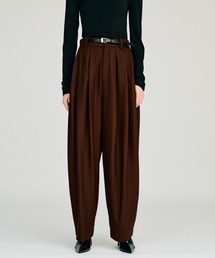 PRANK PROJECT | 【2026Winter Pre-Order】ベルテッドコクーンフラノパンツ / Belted Cocoon Flannel Pants(その他パンツ)