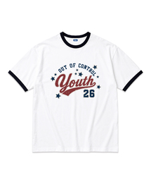 out of control overfit ringer t-shirt (3color)