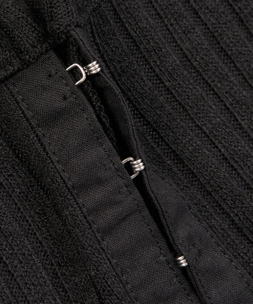 EXCONTAINER(エックスコンテナ)の「HUKE クロップドロングスリーブ (BLACK)(Tシャツ/カットソー・メンズ・その他・LARGE/X-LARGE/MEDIUM)」の4枚目の写真