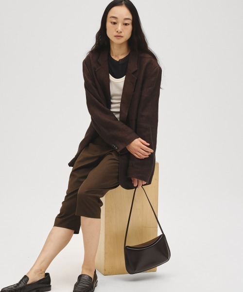 TODAYFUL（トゥデイフル）の「Boyfriend Linen Jacket（テーラードジャケット・レディース・ブラック/ベージュ/チョコ・36inch/38inch）」の16枚目の写真