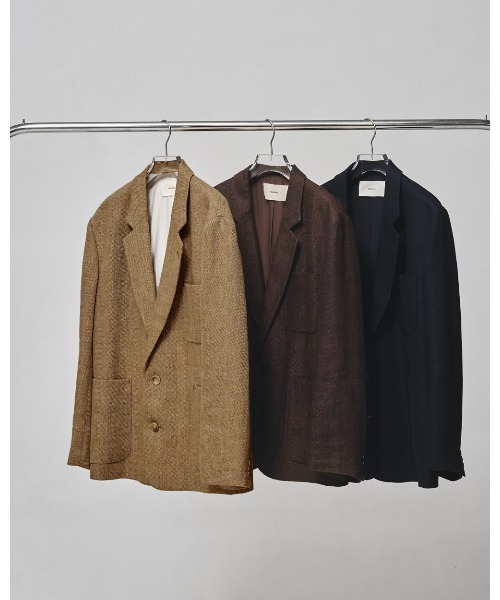 TODAYFUL（トゥデイフル）の「Boyfriend Linen Jacket（テーラードジャケット・レディース・ブラック/ベージュ/チョコ・36inch/38inch）」の6枚目の写真
