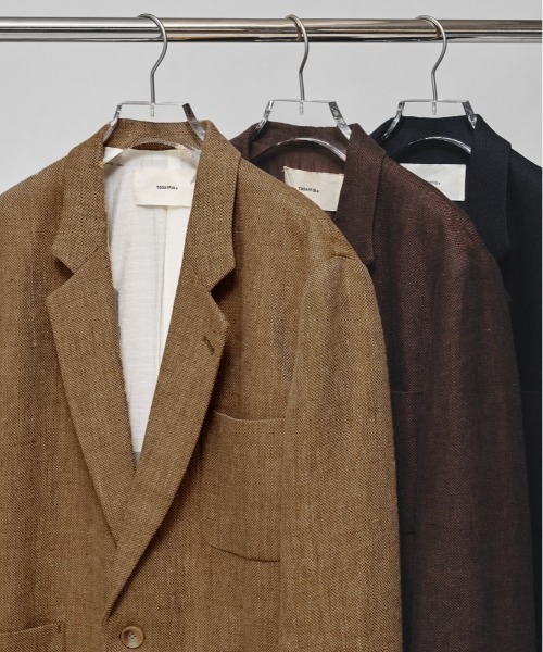 TODAYFUL（トゥデイフル）の「Boyfriend Linen Jacket（テーラードジャケット・レディース・ブラック/ベージュ/チョコ・36inch/38inch）」の5枚目の写真