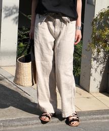 coen | 綿麻ワイドパンツ(その他パンツ)