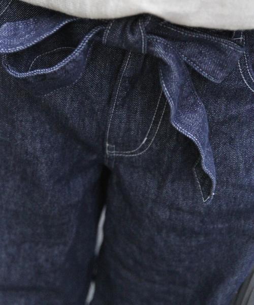 coen（コーエン）の「綿麻ワイドパンツ（その他パンツ・レディース・ベージュ/オリーブ/ネイビー・MEDIUM/SMALL/LARGE）」の16枚目の写真