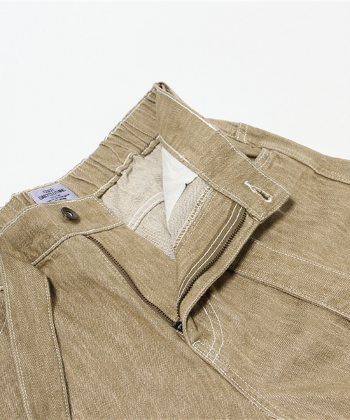 coen（コーエン）の「綿麻ワイドパンツ（その他パンツ・レディース・ベージュ/オリーブ/ネイビー・MEDIUM/SMALL/LARGE）」の17枚目の写真