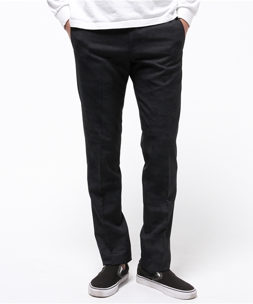ADAM ET ROPE'(アダムエロペ)の「【Wild Life Tailor】 迷彩 スリムトラウザース(スラックス・メンズ・チャコールグレー/ネイビー・SMALL/LARGE/MEDIUM)」の2枚目の写真