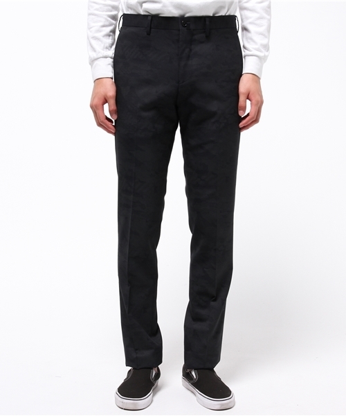 ADAM ET ROPE'(アダムエロペ)の「【Wild Life Tailor】 迷彩 スリムトラウザース(スラックス・メンズ・チャコールグレー/ネイビー・SMALL/LARGE/MEDIUM)」の10枚目の写真