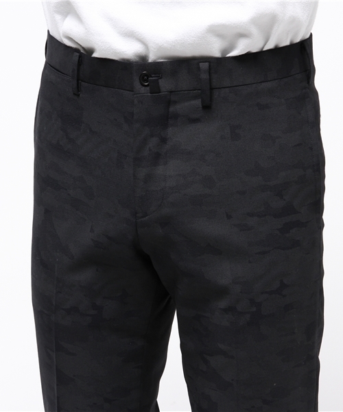 ADAM ET ROPE'(アダムエロペ)の「【Wild Life Tailor】 迷彩 スリムトラウザース(スラックス・メンズ・チャコールグレー/ネイビー・SMALL/LARGE/MEDIUM)」の11枚目の写真