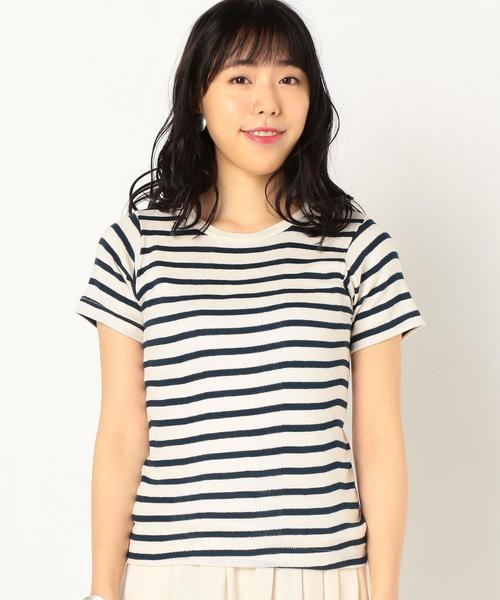 MILLER（ミラー）の「millerショートスリーブTシャツ/EBC miller SSL T◆（Tシャツ/カットソー・レディース・オフホワイト/グレー・FREE）」の4枚目の写真