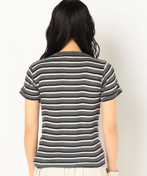 MILLER（ミラー）の「millerショートスリーブTシャツ/EBC miller SSL T◆（Tシャツ/カットソー・レディース・オフホワイト/グレー・FREE）」の9枚目の写真