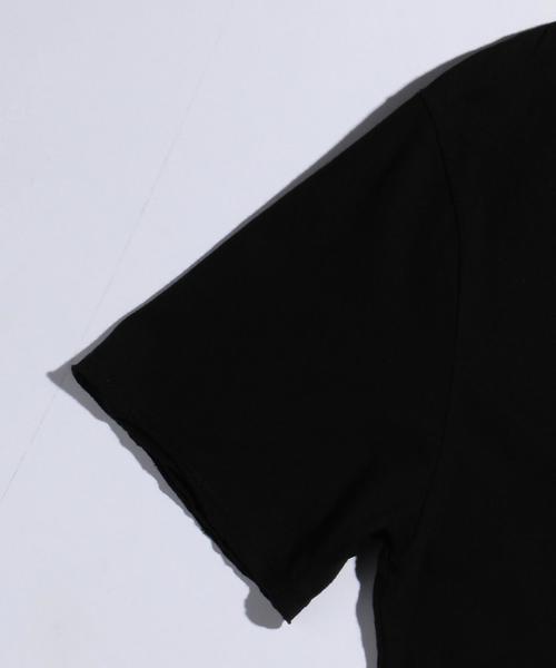 FREESEAM（フリーシーム）の「＜Freeseam＞ VN SSL CUTOFF T/Tシャツ◆（Tシャツ/カットソー・メンズ・ホワイト/ブラック・M(2)/L(3)/S(1)）」の8枚目の写真