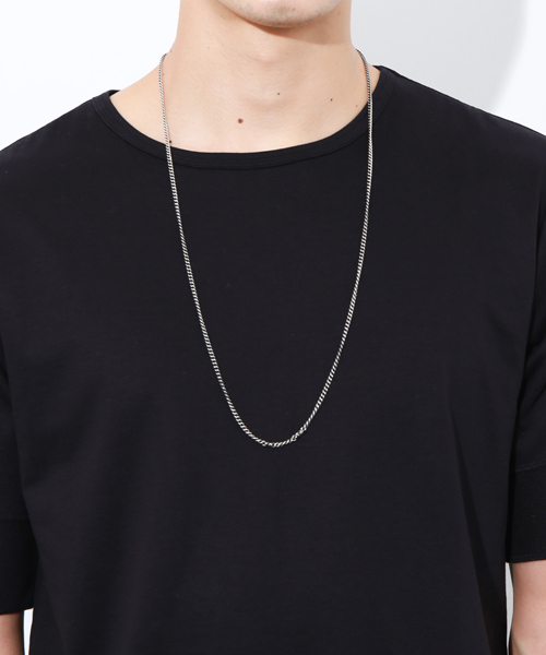 STUDIOUS(ステュディオス)の「ワッフルレイヤードハーフスリーブTシャツ (Tシャツ/カットソー・メンズ・ブラック/ホワイト・1/2/3)」の6枚目の写真