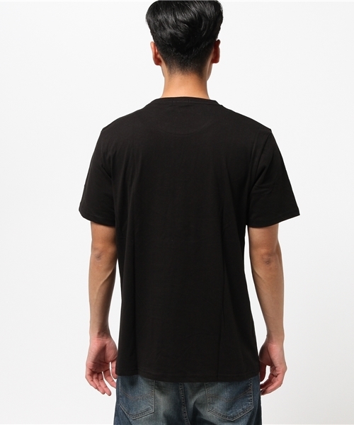 WEGO(ウィゴー)の「WEGO/ファイヤーBIGロゴTシャツ(Tシャツ/カットソー・メンズ・ブルー/ブラック・LARGE/MEDIUM)」の5枚目の写真