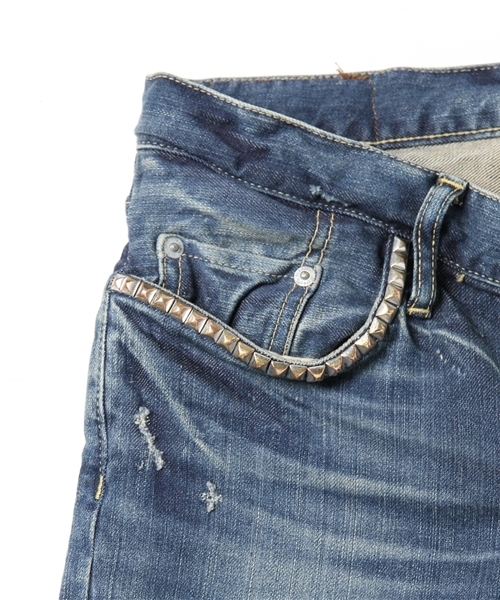 HYSTERIC GLAMOUR(ヒステリックグラマー)の「SP加工Sデニムスリムパンツ(デニムパンツ・メンズ・インディゴブルー・28inch/29inch/30inch/31inch/32inch/34inch)」の13枚目の写真