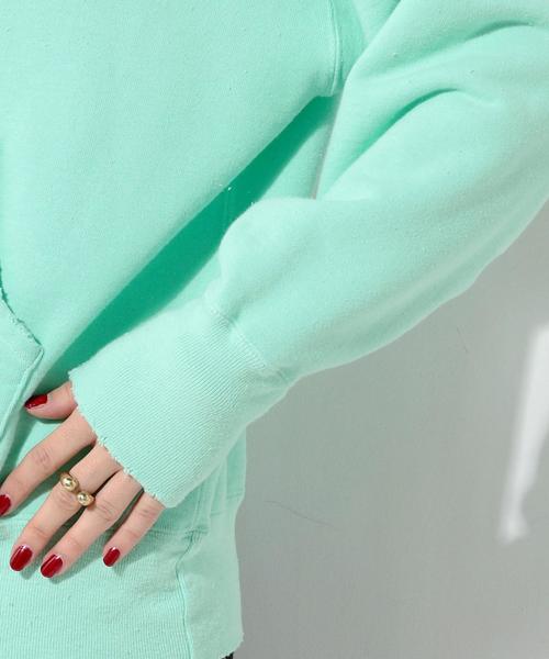 UNITED ARROWS（ユナイテッドアローズ）の「【別注】＜FILL THE BILL(フィル ザ ビル)＞ スウェット パーカー（パーカー・レディース・ライトピンク/イエロー/ライム・FREE）」の15枚目の写真