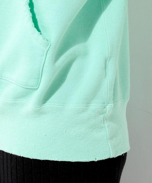 UNITED ARROWS（ユナイテッドアローズ）の「【別注】＜FILL THE BILL(フィル ザ ビル)＞ スウェット パーカー（パーカー・レディース・ライトピンク/イエロー/ライム・FREE）」の16枚目の写真