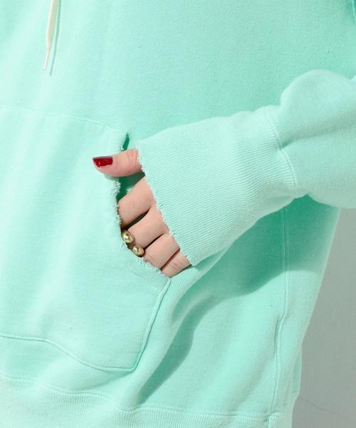 UNITED ARROWS（ユナイテッドアローズ）の「【別注】＜FILL THE BILL(フィル ザ ビル)＞ スウェット パーカー（パーカー・レディース・ライトピンク/イエロー/ライム・FREE）」の19枚目の写真