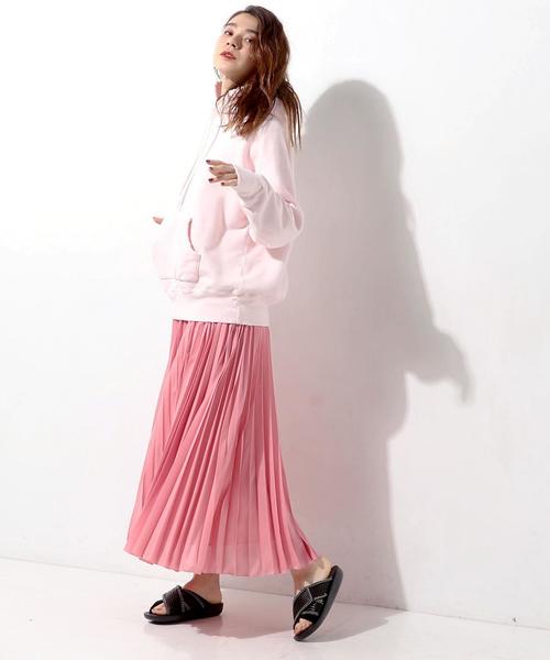 UNITED ARROWS（ユナイテッドアローズ）の「【別注】＜FILL THE BILL(フィル ザ ビル)＞ スウェット パーカー（パーカー・レディース・ライトピンク/イエロー/ライム・FREE）」の12枚目の写真