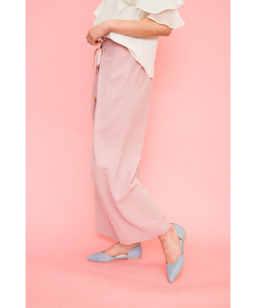 DOLLUPOOPS（ドールアップウップス）の「<doll up oops> レースUP　ワイドパンツ（その他パンツ・レディース・ピンク/ベージュ/ブラック・38）」の3枚目の写真