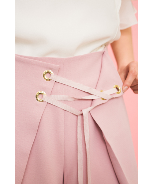 DOLLUPOOPS（ドールアップウップス）の「<doll up oops> レースUP　ワイドパンツ（その他パンツ・レディース・ピンク/ベージュ/ブラック・38）」の14枚目の写真