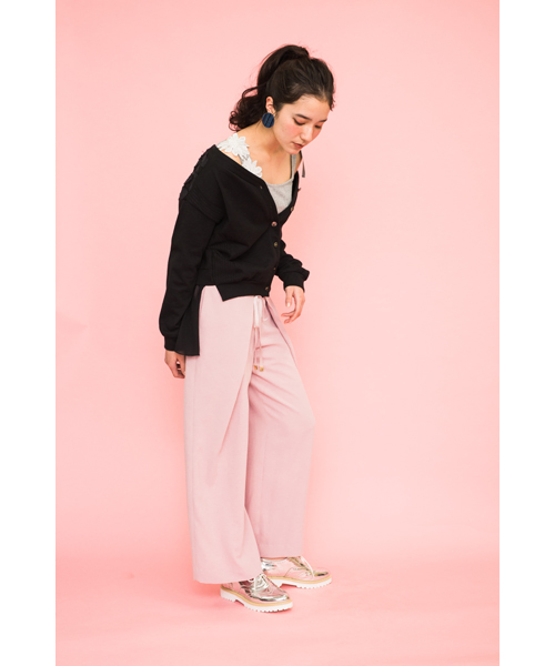 DOLLUPOOPS（ドールアップウップス）の「<doll up oops> レースUP　ワイドパンツ（その他パンツ・レディース・ピンク/ベージュ/ブラック・38）」の16枚目の写真