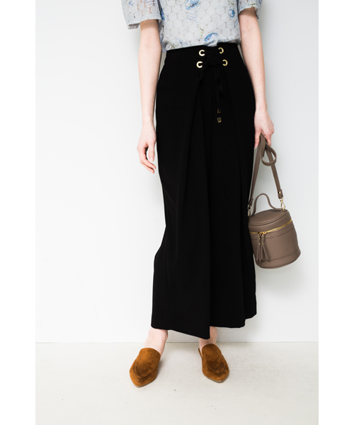 DOLLUPOOPS（ドールアップウップス）の「<doll up oops> レースUP　ワイドパンツ（その他パンツ・レディース・ピンク/ベージュ/ブラック・38）」の22枚目の写真