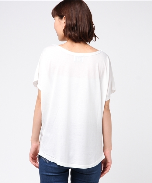 rovtski(ロフトスキー)の「rovtski AラインTシャツ半袖/5L17042608(Tシャツ/カットソー・レディース・ホワイト系その他2/ホワイト系その他/ホワイト系その他3・FREE)」の10枚目の写真